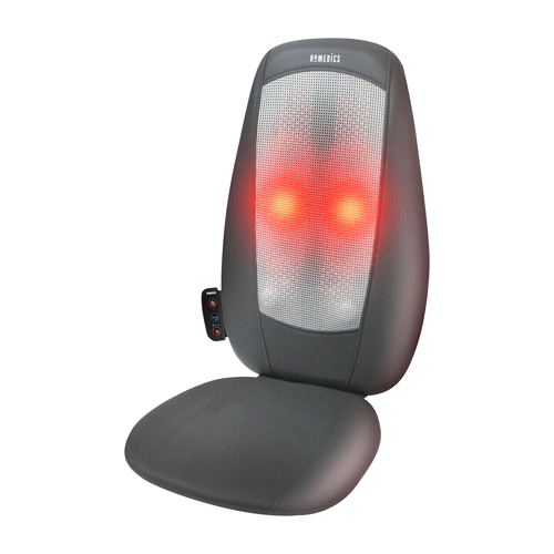 BRAND NEW HOMEDICS SHIATSU MASSAGE CHAIR FULL BACK HEATED ELECTRIC MASSAGER SEAT - Picture 9 of 10