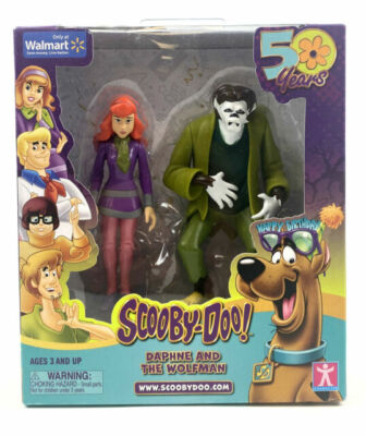 Brand New! Scooby-Doo! 50th Anniversary Set Daphne and The Wolfman 5  Figures
