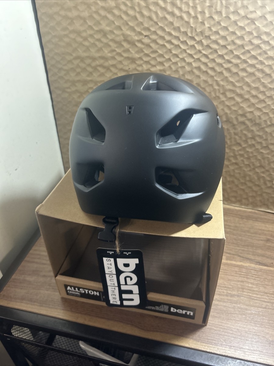 Bern Allston Casual Men's Bicycle Helmet Small Matte Black