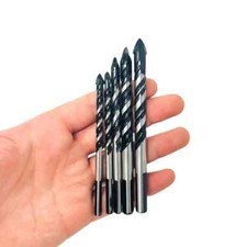 5 Pcs Assorted Carbide Drill Bit Set for Ceramic Tile Concrete Glass Wood Marble
