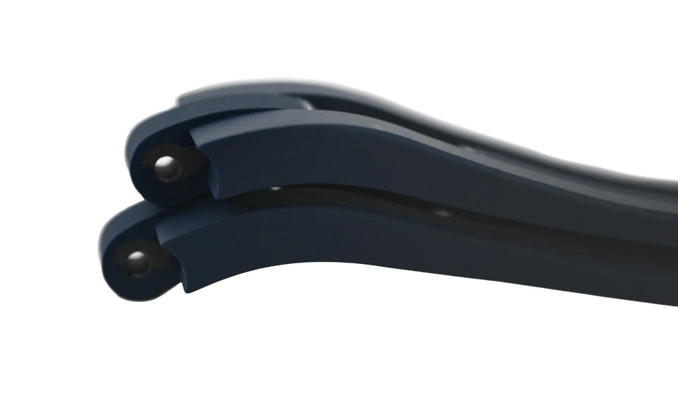 Bvlgari Bulgari Diagono выпуклый средний резиновый стальной темно-синий ремешок 23 мм x 18 мм - Изображение 3 из 3