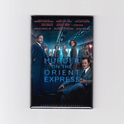 MURDER ON THE ORIENT EXPRESS (2017) - 2'' x 3'' MOVIE POSTER MAGNET (depp print)