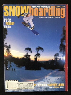 vintage Antique Snowboarder Magazine Transworld Snowboarding