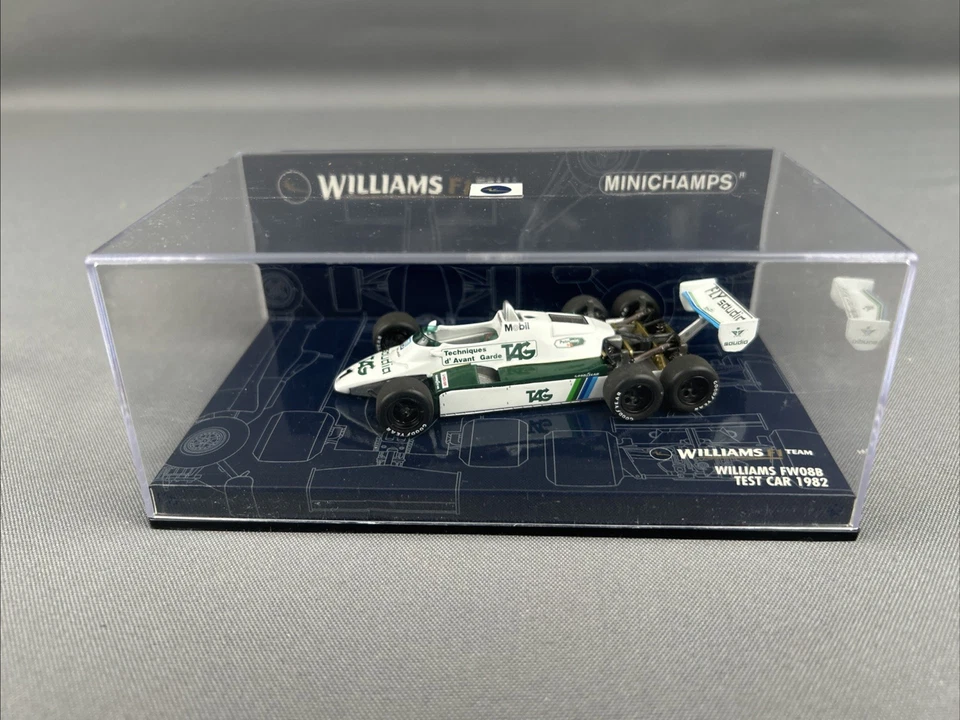 Pauls Model Art Minichamps 1/43 Scale 1982 William F1 Team FW08 6 Wheel Test Car - Image 4 of 4