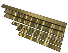 Brushed Brass Gold outlet Floor Drain waste Shower channel Grate tile insert New