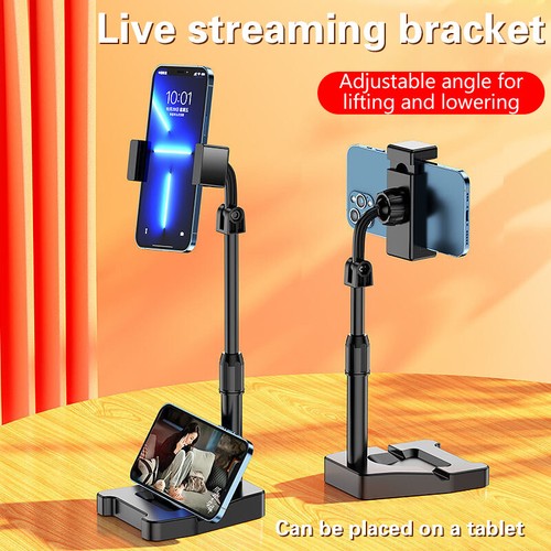 Dual Position Desktop Height Adjustable Phone Tablet Holder For IPhone - Zdjęcie 3 z 12