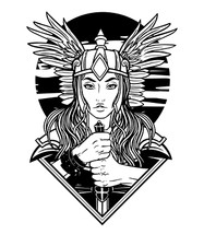 Valkyrie Sticker Decal