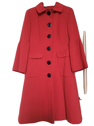 Beautiful red coat. Small size 14. | eBay