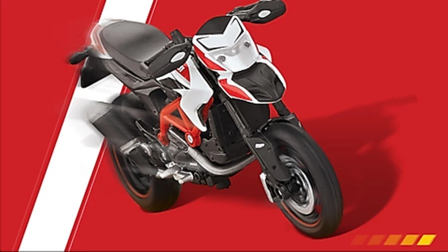 Burago Diecast Ducati Hypermotard SP escala 1:18 Shell X Ducati Performance - Imagem 4 de 4