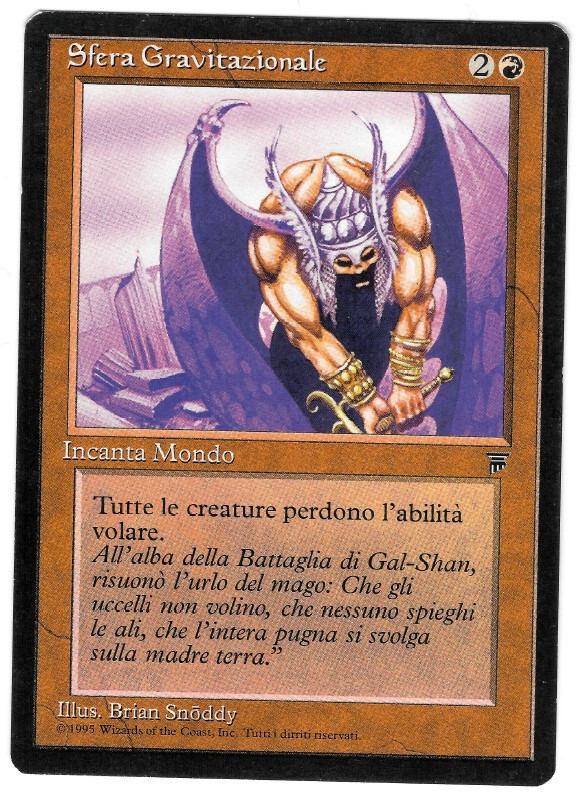 MTG (Italian) Gravity Sphere Legends - Red Enchantment - Magic the Gathering