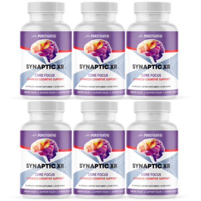 Synaptic XR Core Focus Advanced Cognitive Support Supplement Capsules 6 Bottles