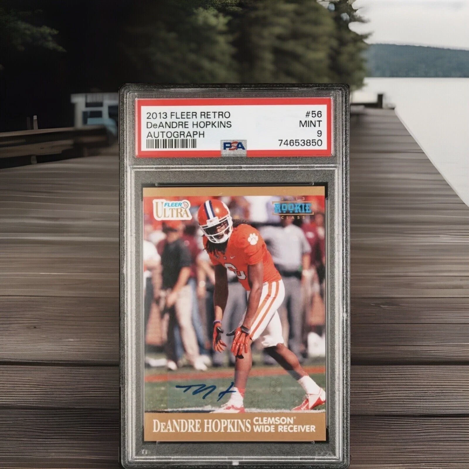 DeAndre Hopkins Fleer Retro #56 Autograph