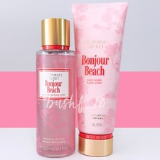 Victoria's Secret 2pc BONJOUR BEACH Fragrance Mist  Body Lotion NEW 2025 SUMMER