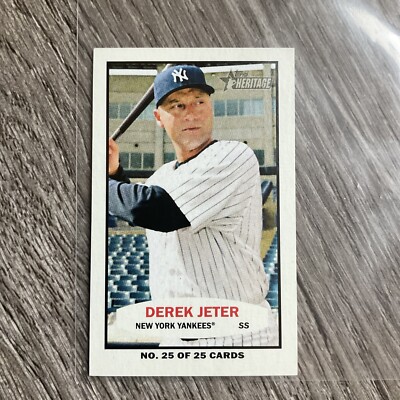 2014 Topps Heritage Derek Jeter 1965 Bazooka Mini Short Print / 65B-DJ
