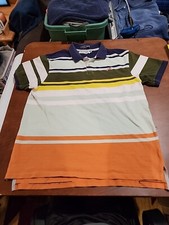 Trust Vintage Color Block Striped Polo Shirt XL — listing 6
