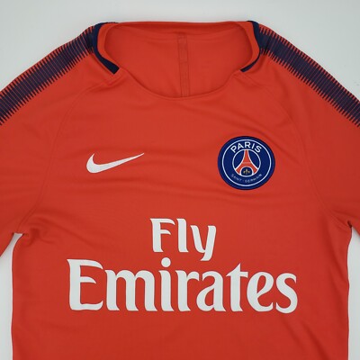 2017-2018 Nike Paris Saint Germain PSG Training Jersey Red Dri Fit