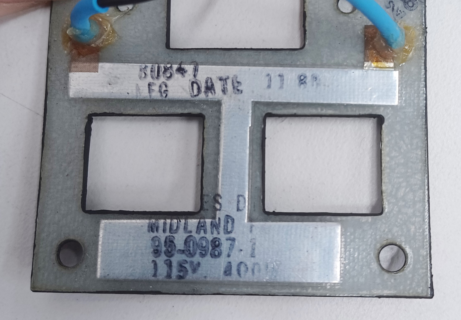 New Grimes Piper PA31T El Panel, p/n 80847-002, p/n 580-854, p/n 95-0987-1