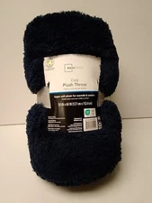 Mainstays Cozy Plush Throw 50 X 60 Blue Cove Comfort & Warmth