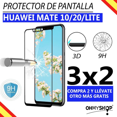 Protector Mate 10/Lite Mate 20/Lite Cristal Templado | eBay