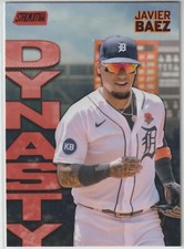 2022 Topps Stadium Club - JAVIER BAEZ - DYNASTY RED FOIL #4A Detroit Tigers
