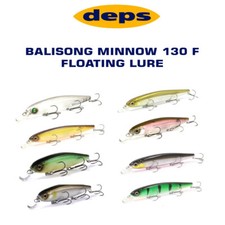 Deps Balisong Minnow 130F Floating Jerkbait Lure 130mm 21.3g Select Color(s)