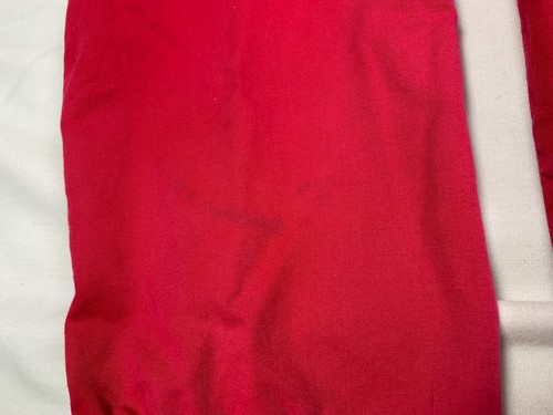 Vtg Chaps Ralph Lauren Mens Harrington Bomber Jacket Large Red Full Zip D5 - Picture 9 of 12