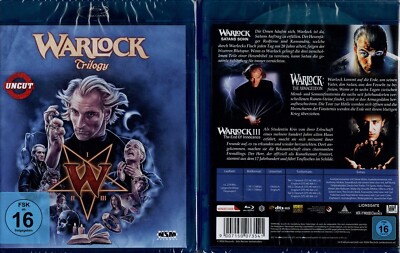 WARLOCK 1 2 3 --- Blu-ray --- die komplette Trilogie --- Uncut --- Neu & OVP ---