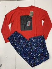 Sunday Brunch Kids Chalk Pajama Set boys Size Large