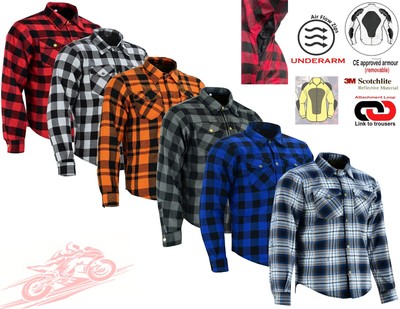 Camicia RKsports Moto Lumberjack In Kevlar Uomo Donna CE - Foto 9