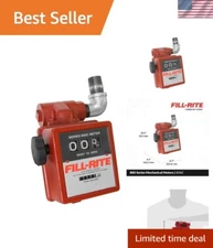 High-Accuracy 1" 3 Wheel Fuel Meter - Nutating Disc Technology for Reliability