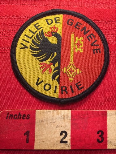 Geneva Switzerland Patch VILLE DE GENEVE VOIRIE Waste Collection & Roads 00UU
