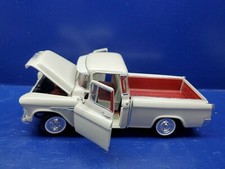 1955 Chevy 3100 Cameo V8 Pickup Cream/Dk Red  Hobby ERTL 1:18 Die Cast