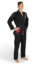 Sanabul Black Jiu-Jitsu Training Competition Approved Brazilian Gunmetal 2XLT A3