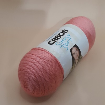Caron Simply Soft Collection Yarn, 6oz, Gauge 4 Medium Worsted, Strawberry