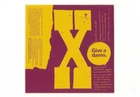 Postcard Corita Kent (Sister Mary Corita) "X give a damn" 1968 MoMA MINT