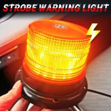 12V/24V LED Amber Recovery Warning Strobe Flashing Magnetic Beacon Light Lamp UK