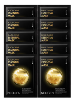 Neogen Black Caviar Essential Mask 25ml x 10ea in a box K-Beauty