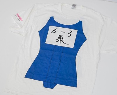 Hi-STANDARD 1991アニメ風グラフィックTシャツ　ホワイト　sサイズ Vintage Lucky Star Anime Konata Izumi Promo Big Print White T