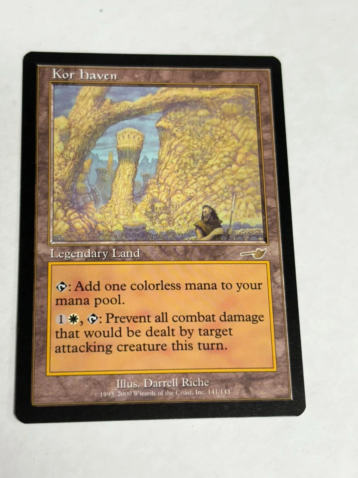 Kor Haven - Nemesis - NM MTG Magic the Gathering Free Shipping!