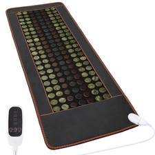 Far Infrared Heating Pad, Natural Jade and 2 Different Tourmaline H... Fast Ship