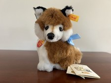 Vintage Steiff Snuffy Fox Plush With Tags