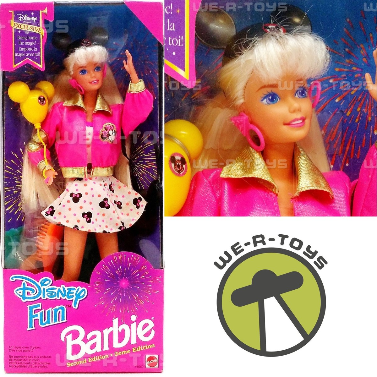 Barbie Disney Fun Second Edition Doll 1994 Mattel 11650