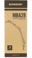 Samson MBA28 28" Microphone Boom Arm Studio Podcast USB Mic Stand w/ Desk Clamp