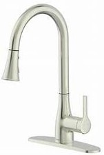 Bio Bidet Flow Classic Series Single-Handle Kitchen Faucet - Brushed Nickel