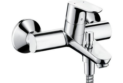 Hansgrohe AP-Wannenmischer Focus Ausladung 179 mm Chrom Badarmatur Sanitär Bad