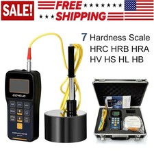 Leeb Hardness Tester Gauge Rebound Hardness Meter For Metal Steel 10 Materials