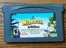 Madagascar Cartridge (Nintendo Game Boy Advance) 2005 NTSC-U/C - Cleaned Tested