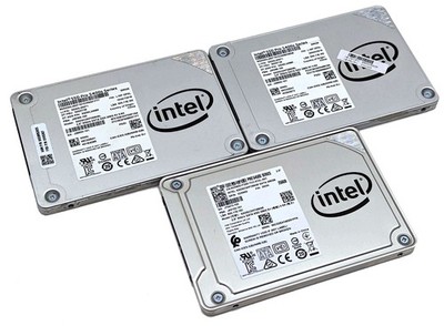Lot of 3 Intel Pro Series 256GB SATA III 2.5'' Solid State Drive SSD Mixed Models