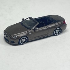 Minichamps  1/87 HO 2015 BMW M6 Cabrio Matt Gray Metallic 870027331