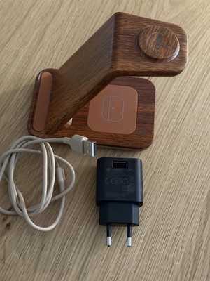GEEKERA 3-in-1 Wireless Charging Station für iPhone, Apple Watch, AirPods